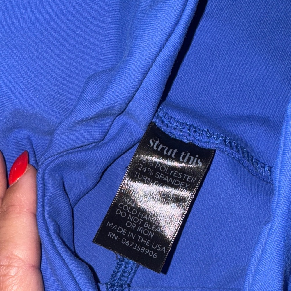 Blue Rumble Leggings - Picture 3 of 4